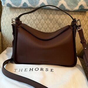 The Horse Clementine Bag Dark Brown Leather